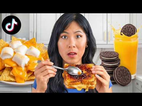 I Tested the WEIRDEST Tiktok FOOD COMBOS!🍴