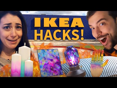 5 IKEA Hacks using Alcohol Ink