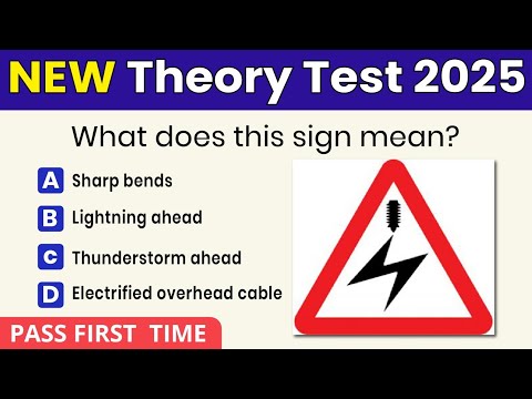 Theory Test 2025 UK Revision | Real DVSA Style Practice | Pass First Time