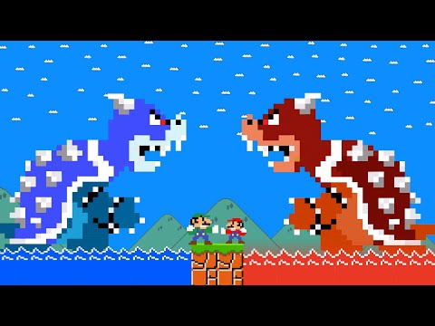 Mario vs Bowser, Luigi in the World of Fire and Water