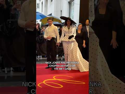 The two of them. ❤️‍🔥 #NickJonas #PriyankaChopra #MetGala