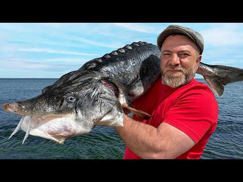 Giant Sturgeon Fish and Chips: My Favorite Crispy Recipe for Any Day!