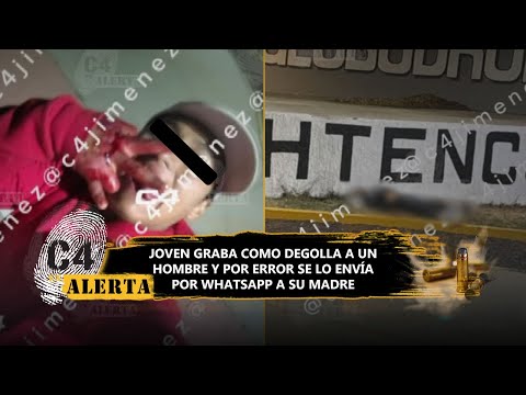 Joven graba video y presume que degolló a un hombre en Milpa Alta: "hemos demostrado actitud"
