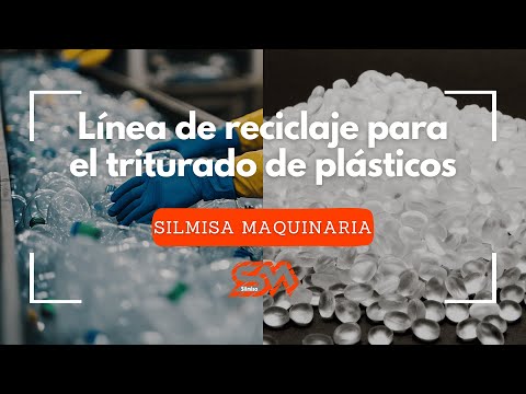 Línea de reciclaje para el triturado de plásticos | Recycling line for shredding plastics