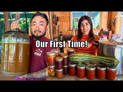 The End of Summer: Preserving What We Grew &amp; Brewing Our First Cider