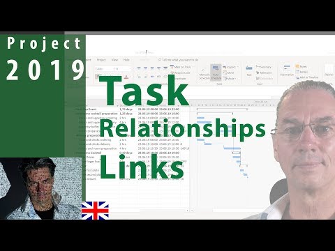 # 31 MS Project 2019 ● Tasks Links Relationships ● Dependencies  ● PMP or CAPM