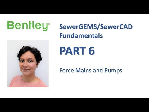 SewerGEMS/SewerCAD Fundamentals Part 6: Force Mains and Pumps