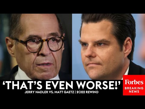 Jerry Nadler Spars With Matt Gaetz In House Judiciary Committee | 2022 Rewind