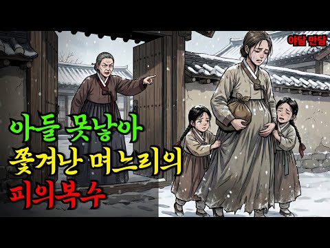 5대독자집안 아들 못낳아서 쫓겨난 며느리의 통쾌한 복수 |야담|만담|옛날이야기|옛날만담|사연