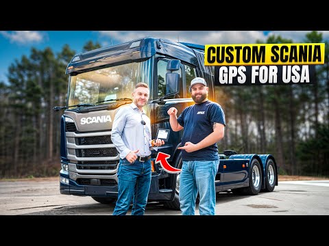 “The FIRST Scania GPS Designed for the USA—Only One in the World!”