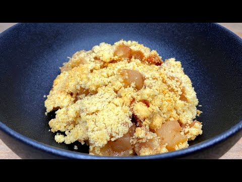 Apple Crumble | Easy Recipe With Homemade Custard
