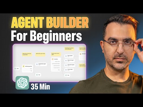 Master OpenAI Agent Builder: Build Real AI Agents in 35 Minutes (Full Course)