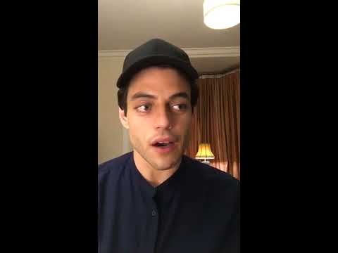 Live broadcast of Rami Malek (COMPLETE)