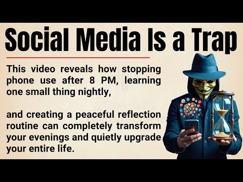 The Social Media Trap 🔥 || How to Break Free & Rebuild Your Real Life || Learn English Motivation ✅
