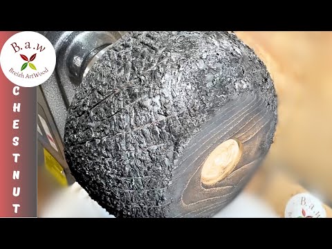 Wood Turning -A Shock Treatment for a Sublime Effect👍