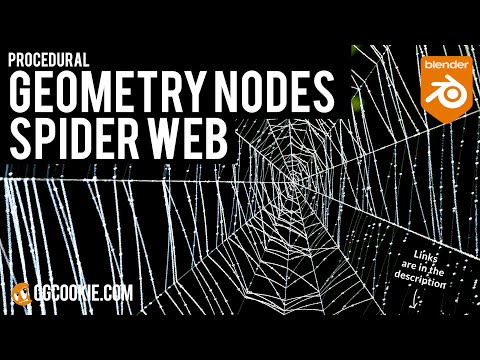 How to Make Spider Webs in Blender with Geometry Nodes