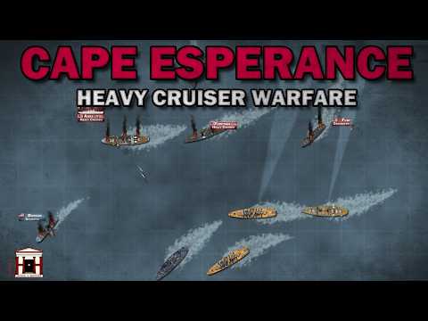 The Battle of Cape Esperance, 1942: Heavy Cruiser Warfare - Animated