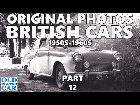 Original Photos of British Cars 1950s - 1960s Part 12 | Cars in the UK & overseas