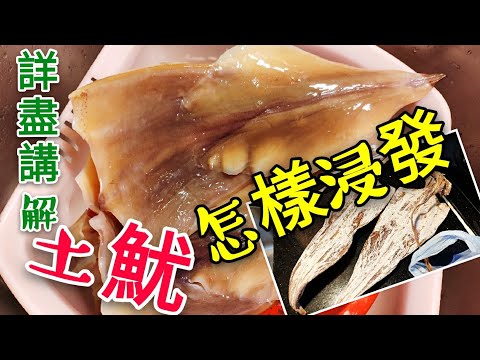 〈 職人吹水〉土魷浸發 專業重點講解 記得保存和分享 How to dip squid
