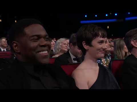 Nick Offerman AND Murray Bartlett present the Emmy to Sam Richardson for Ted Lasso
