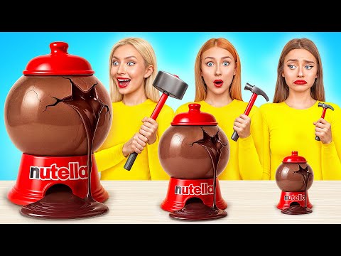 Big, Medium and Small Plate Challenge | Easy Secret Hacks and Gadgets by Multi DO Joy