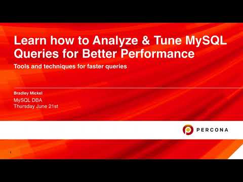 How to Analyze and Tune MySQL Queries for Better Performance - MySQL Tutorial