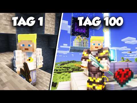 DAS HABE ICH IN 100 TAGEN HARDCORE MINECRAFT ERREICHT!