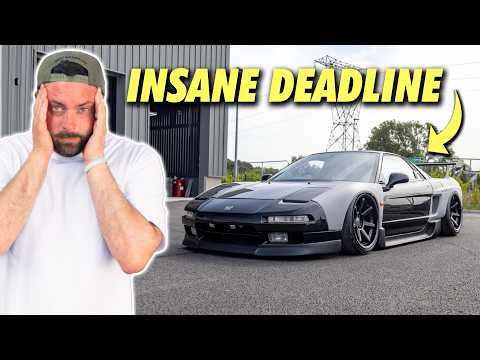 We tried to build a Honda NSX SHOWCAR in just 72 HOURS!