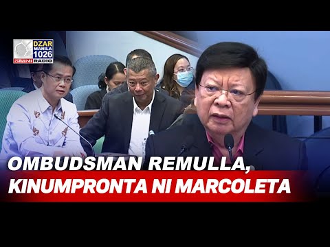 Ombudsman Remulla, diretsahang kinumpronta ni Sen. Marcoleta