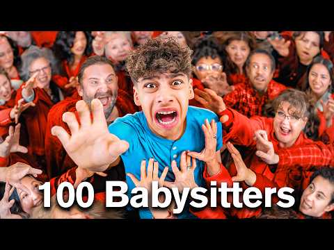 I Survived 100 Babysitters in 24 Hours!