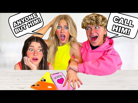 First To TOUCH Their Phone Has To Call Their CRUSH!!!