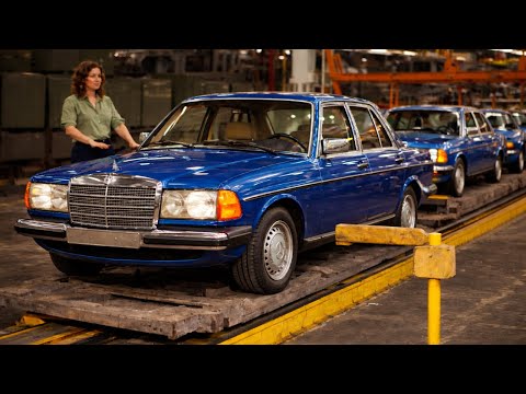 How the Mercedes Benz W123 was assembled 50 years ago | A trip back in time