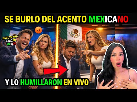 ESPAÑOL SE BURLA DEL ACENTO MEXICANO Y LO CALLAN EN VIVO 😱🇲🇽 RESPUESTA ÉPICA