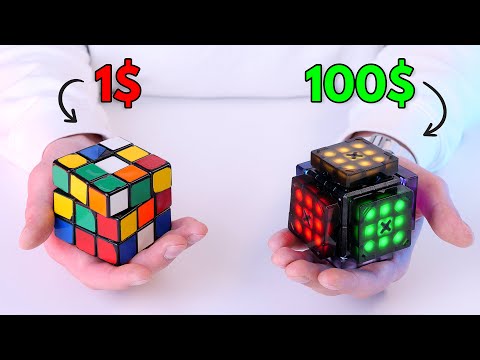 Rubik's Cubes From 1$ to 100$ ASMR