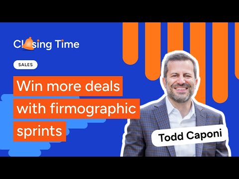 Still selling to everyone? Why firmographic sprints in sales help build momentum & confidence