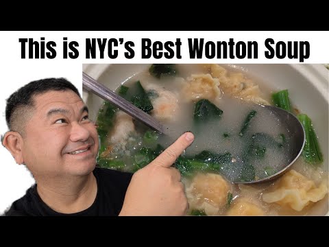 THIS is the BEST Wonton Soup in New York City - Wu's Wonton King