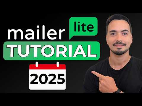 MailerLite Tutorial 2025 ✅ STEP-BY-STEP Email Marketing For Beginner