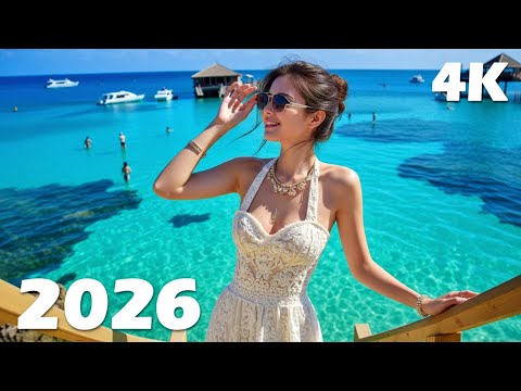 Relaxing Tropical Deep House 2025🍹Best Chill Vocal Summer Mix in 4K UHD for TV | House Relax