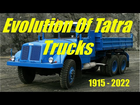Evolution Of Tatra Trucks 1915 - 2022