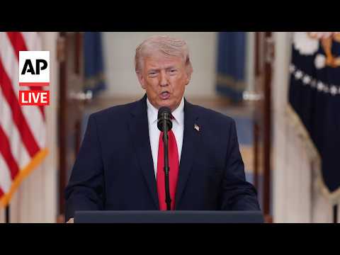 LIVE: Trump addresses the nation on the Iran war