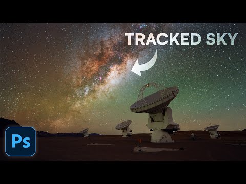 How to Blend Tracked Milky Way and Foreground (Photoshop)