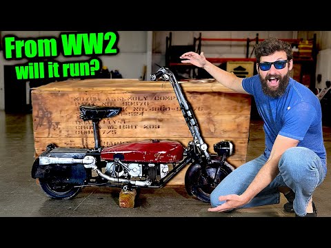 I Bought a Paratrooper Bike hasn't Run in 40+ Years