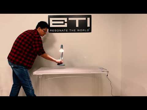 The ultimate clean desk setup (no cords!) -- using ETI wire-free power