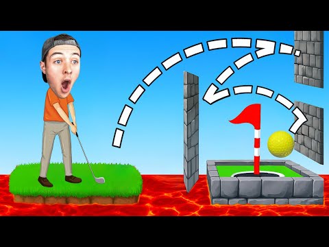 Hitting IMPOSSIBLE TRICKSHOTS for 30 MINUTES Straight! (Golf It)