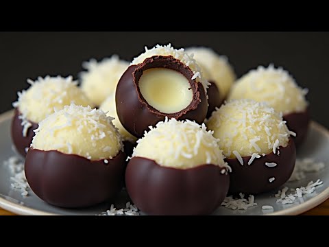 🎄 Christmas dessert in 5 minutes! Just a few ingredients and chocolate! No oven!
