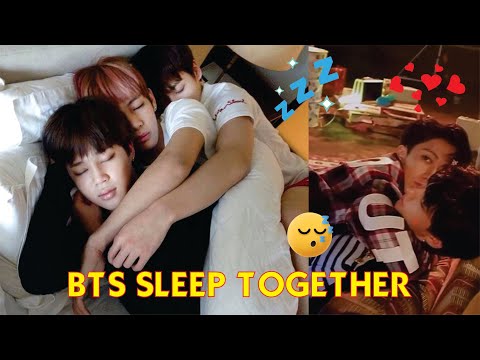 When BTS Sleep Together P3| BTS cute funny sleeping moments