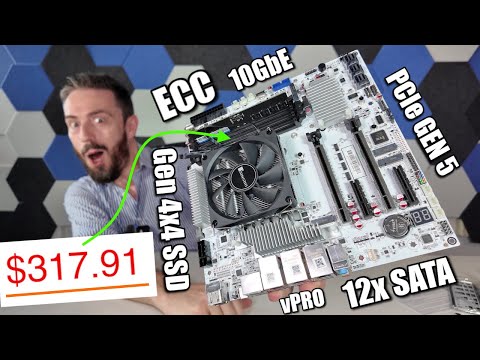 12-Bay, 10GbE, ECC, Gen5 PCIe, Gen4 M.2??? Say HELLO to Your Next NAS Mobo