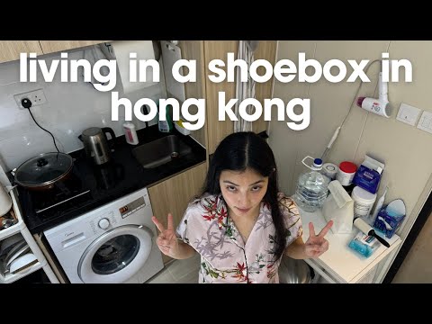 Living in a Shoebox in Hong Kong (Home Tour)