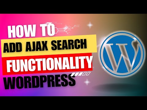 How to add ajax search or Realtime Search in wordpress website