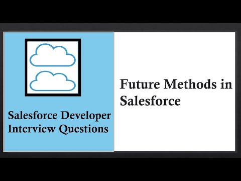 Salesforce Developer Interview Questions on Future Methods